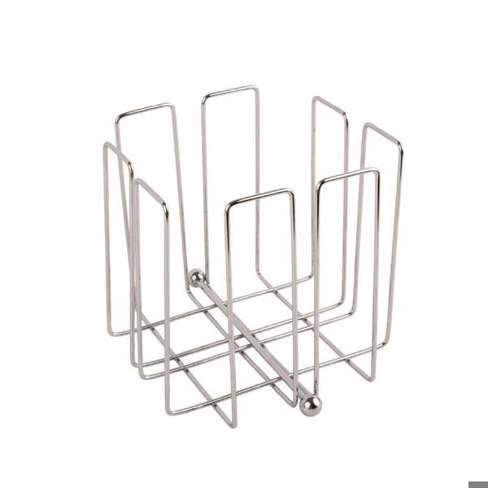 Olympia - Serviettenhalter - T763 - Servietten - Silber, Edelstahl, 19x19x19 cm