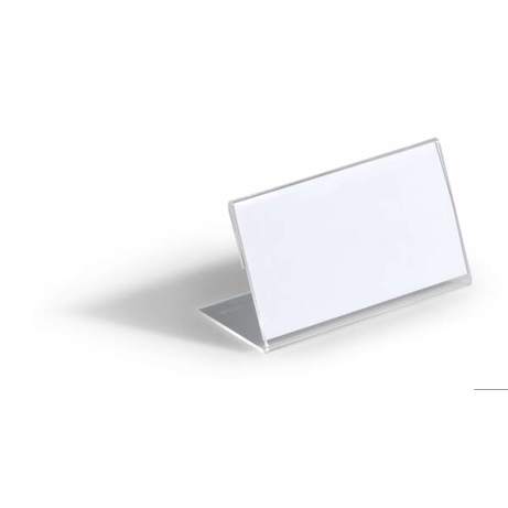 DURABLE TISCHNAMENSSCHILD AUS ACRYL | Einsteckschilder 52?x?100?mm | transparent